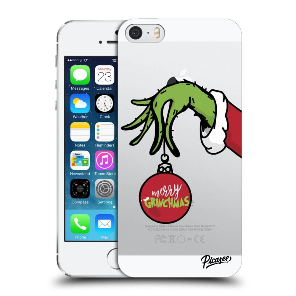 Silikonska Prozirna Maskica Za Apple IPhone 5/5S/SE - Grinch