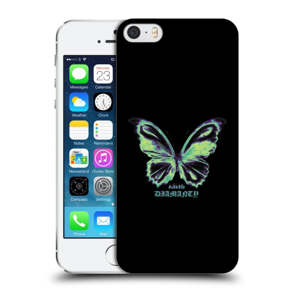 Silikonska Prozirna Maskica Za Apple IPhone 5/5S/SE - Diamanty Blue