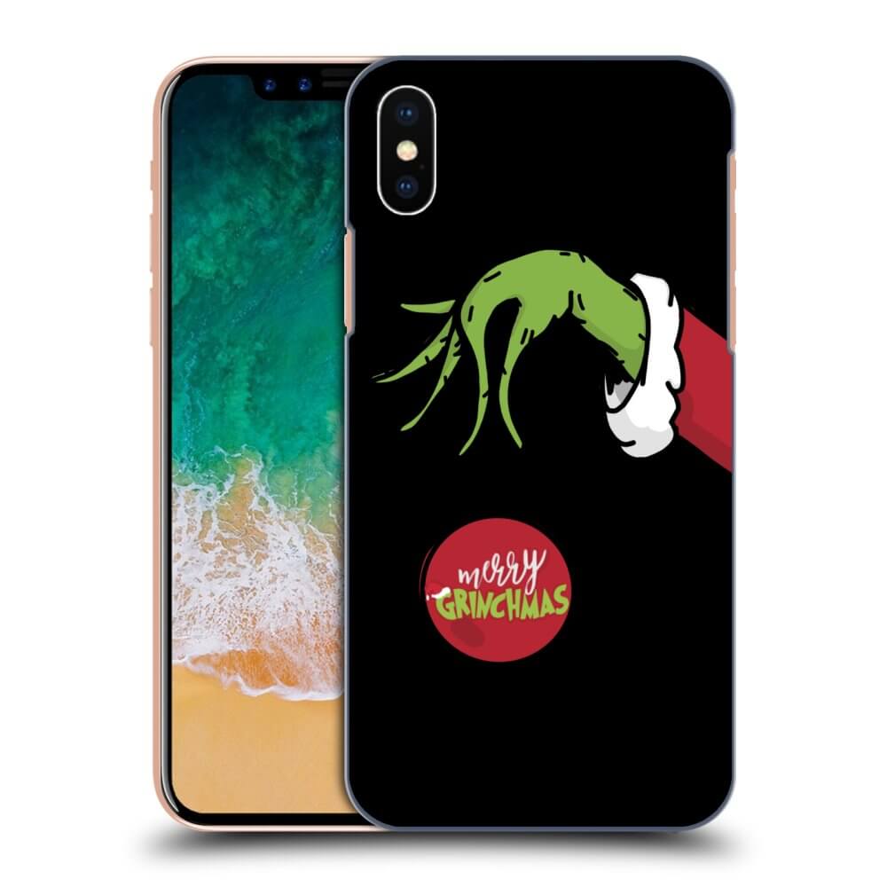 Crna Silikonska Maskica Za Apple IPhone X/XS - Grinch