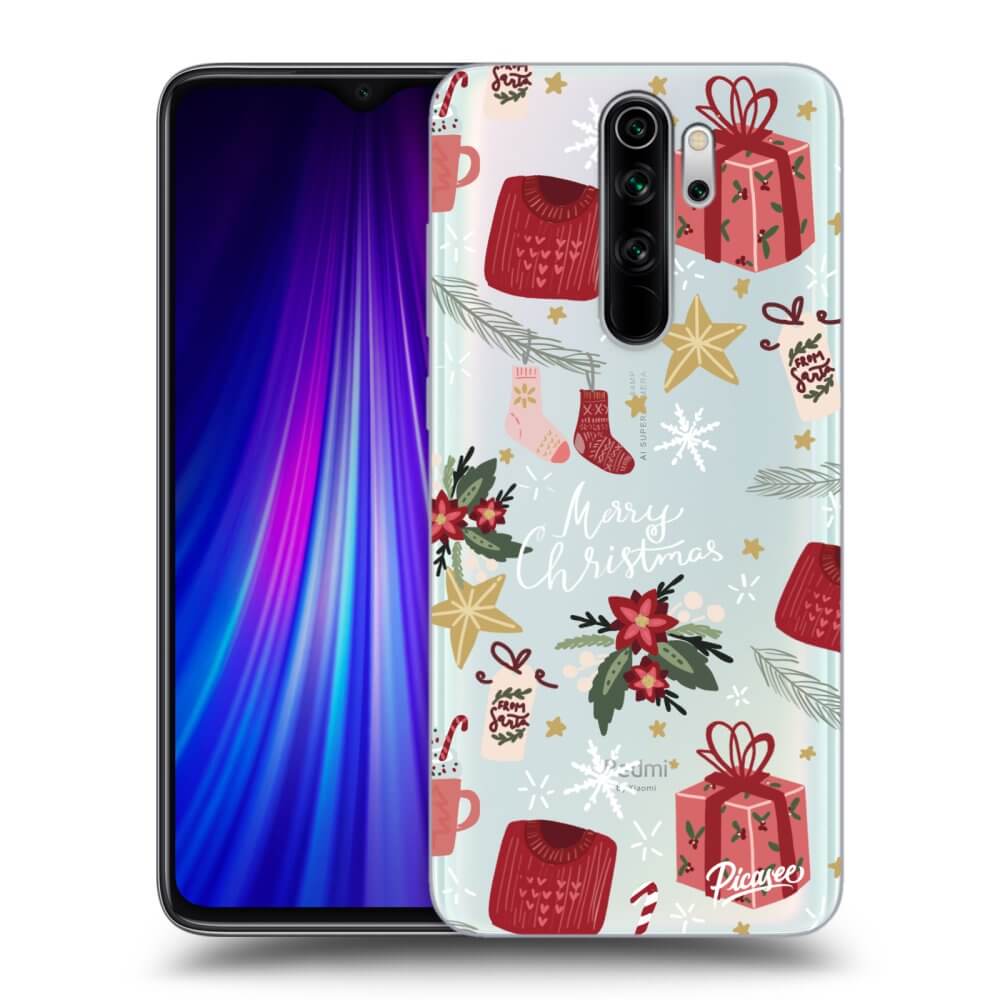 Silikonska Prozirna Maskica Za Xiaomi Redmi Note 8 Pro - Christmas