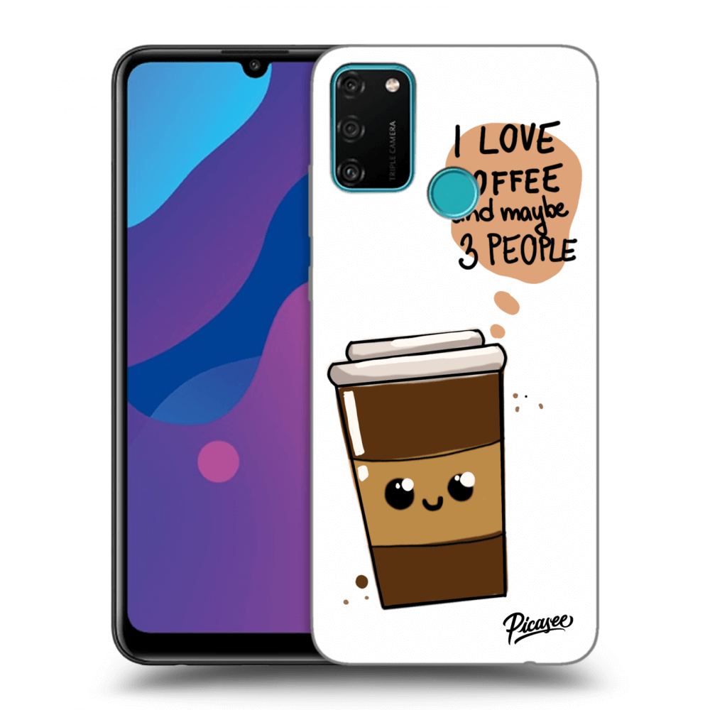 Silikonska Prozirna Maskica Za Honor 9A - Cute Coffee