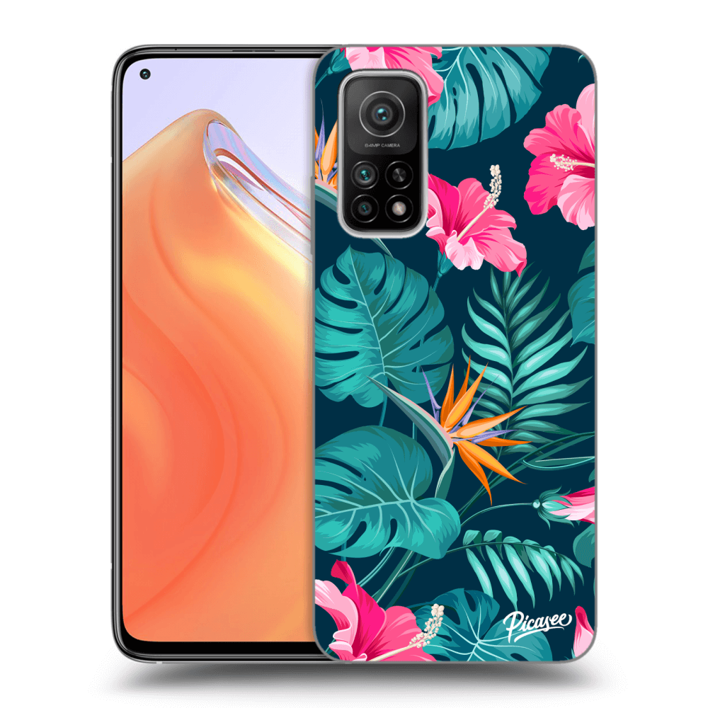 Crna Silikonska Maskica Za Xiaomi Mi 10T - Pink Monstera