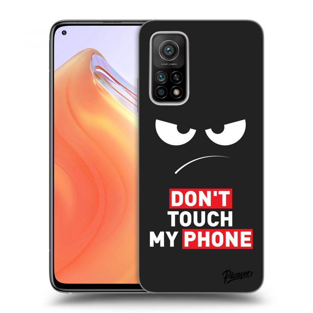 Crna Silikonska Maskica Za Xiaomi Mi 10T - Angry Eyes - Transparent