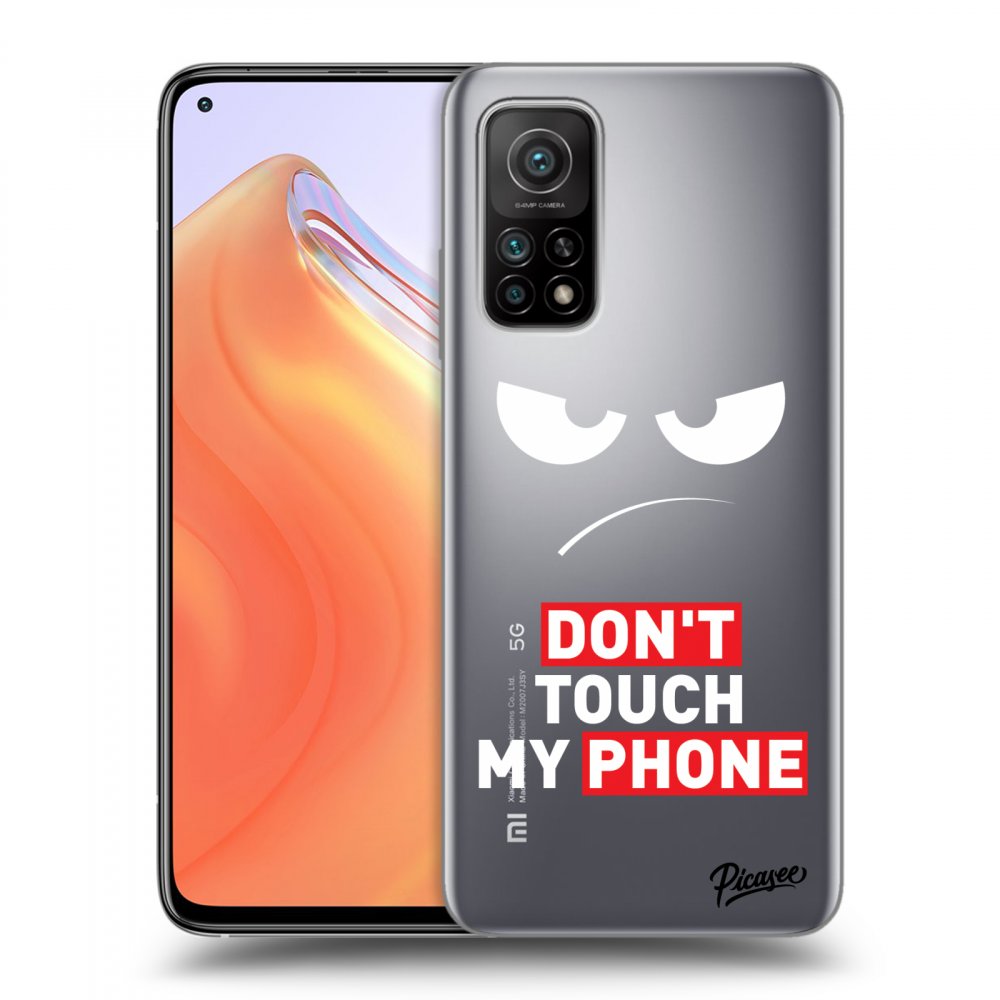 Silikonska Prozirna Maskica Za Xiaomi Mi 10T - Angry Eyes - Transparent