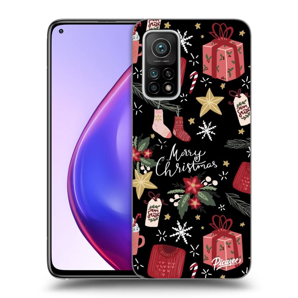 Crna Silikonska Maskica Za Xiaomi Mi 10T Pro - Christmas