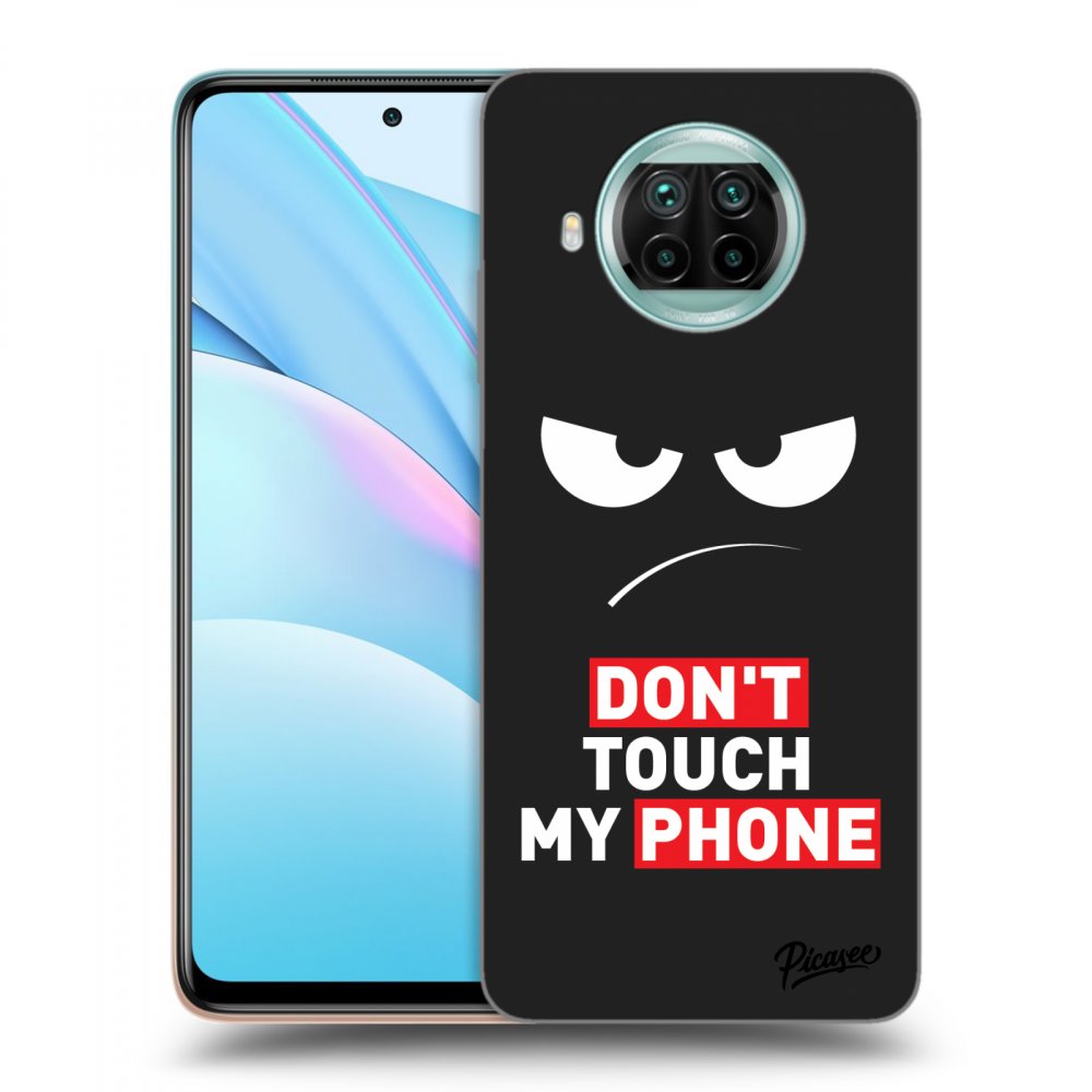 Crna Silikonska Maskica Za Xiaomi Mi 10T Lite - Angry Eyes - Transparent