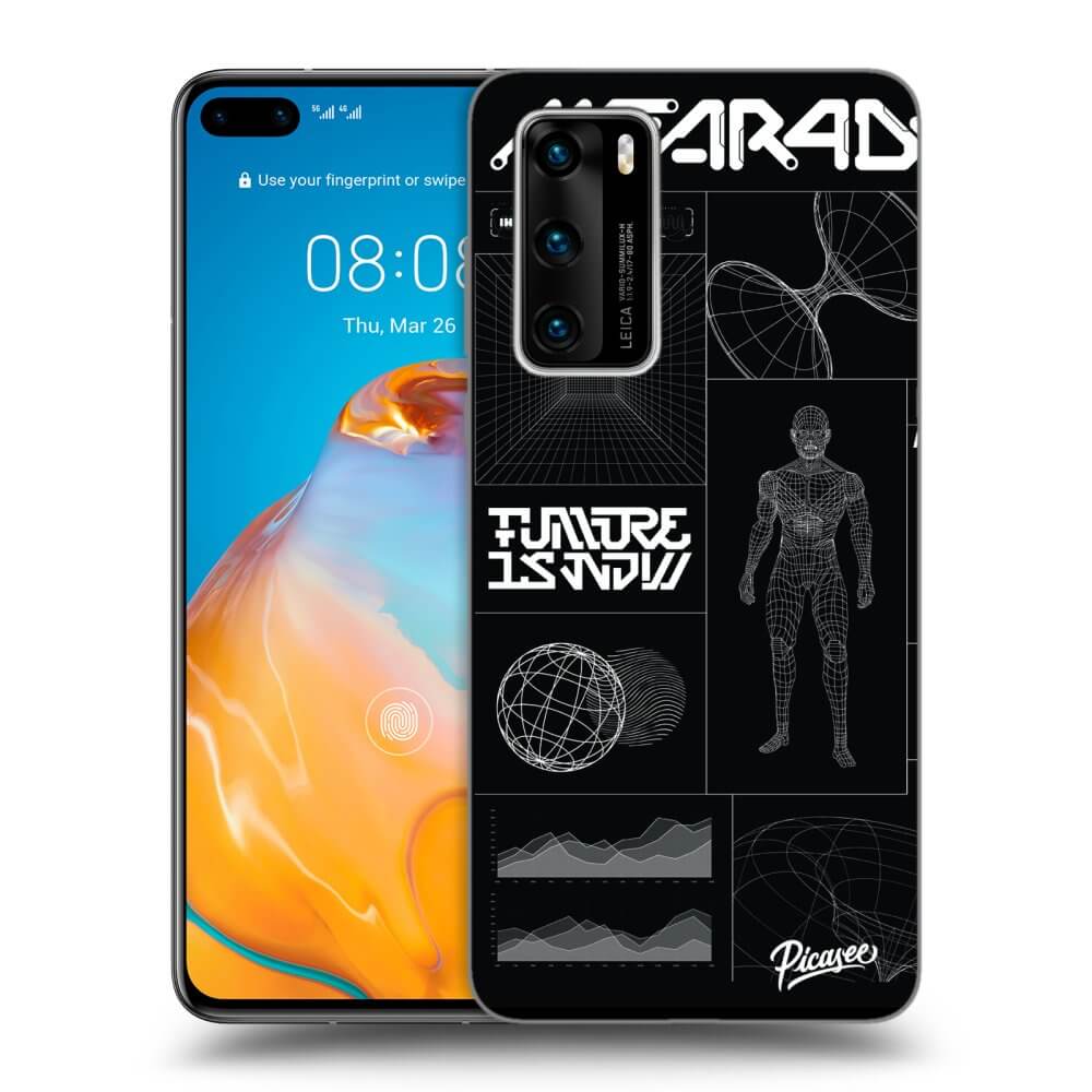 Crna Silikonska Maskica Za Huawei P40 - BLACK BODY