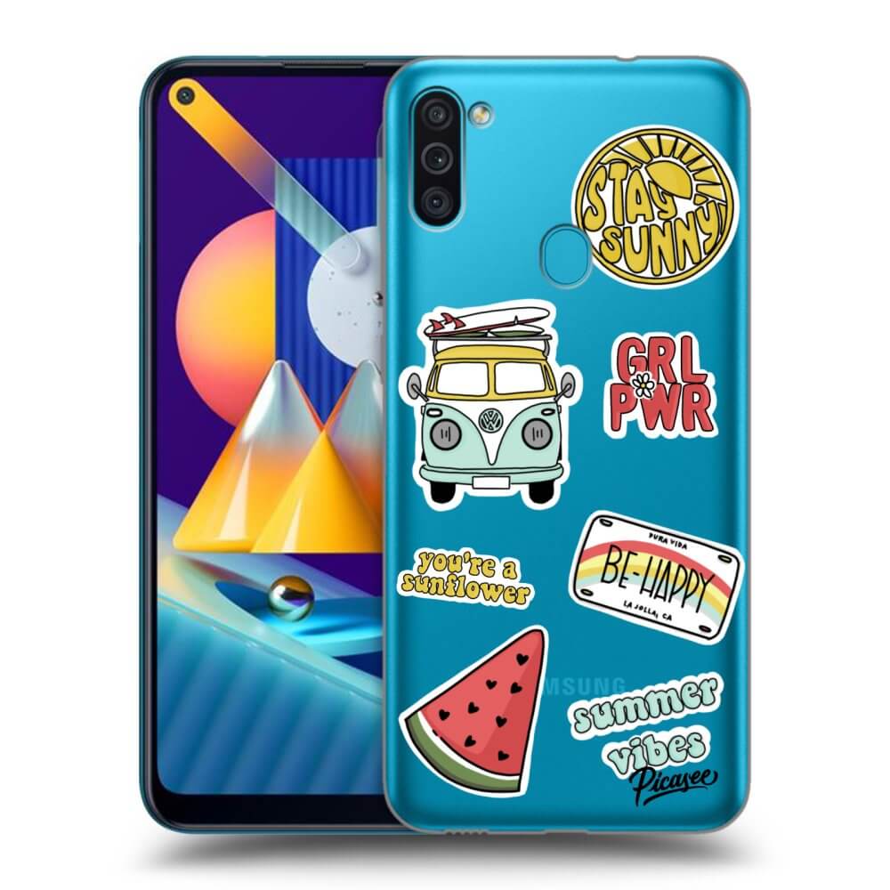 Silikonska Prozirna Maskica Za Samsung Galaxy M11 - Summer