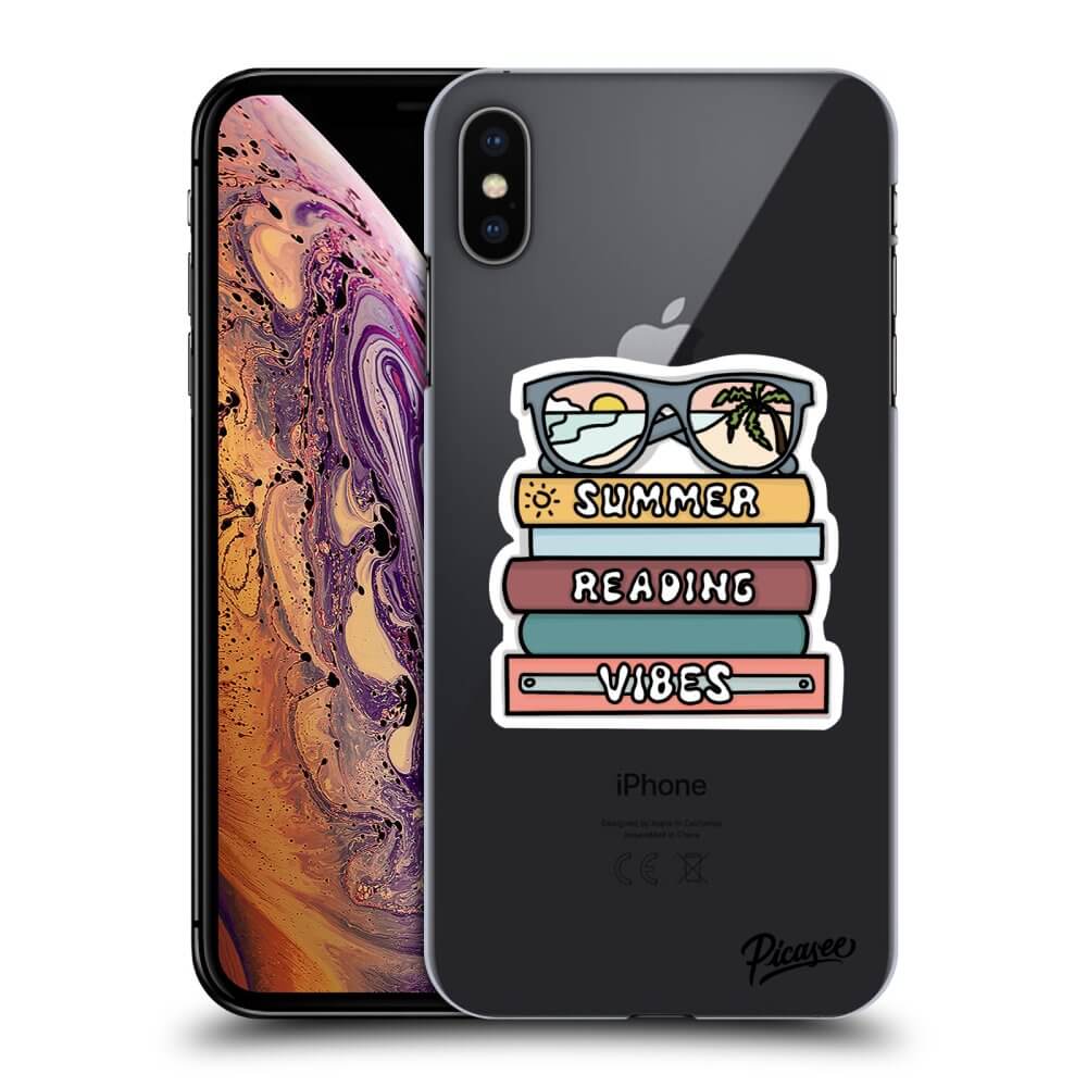 Silikonska Prozirna Maskica Za Apple IPhone XS Max - Summer Reading Vibes