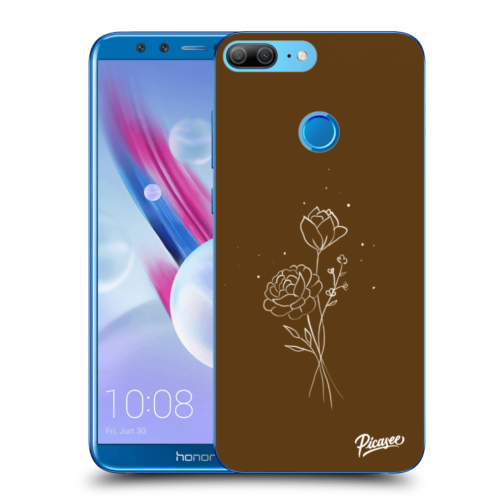 Silikonska Prozirna Maskica Za Honor 9 Lite - Brown Flowers