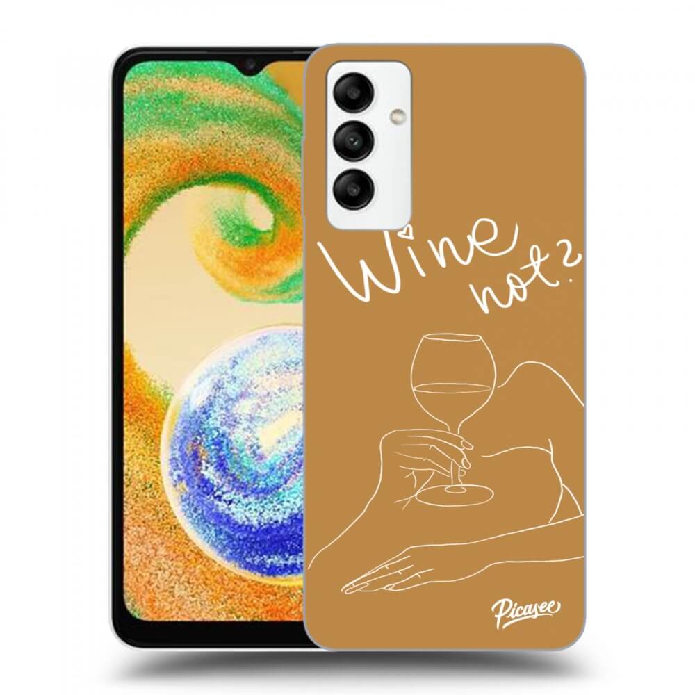 Silikonska Prozirna Maskica Za Samsung Galaxy A04s A047F - Wine Not