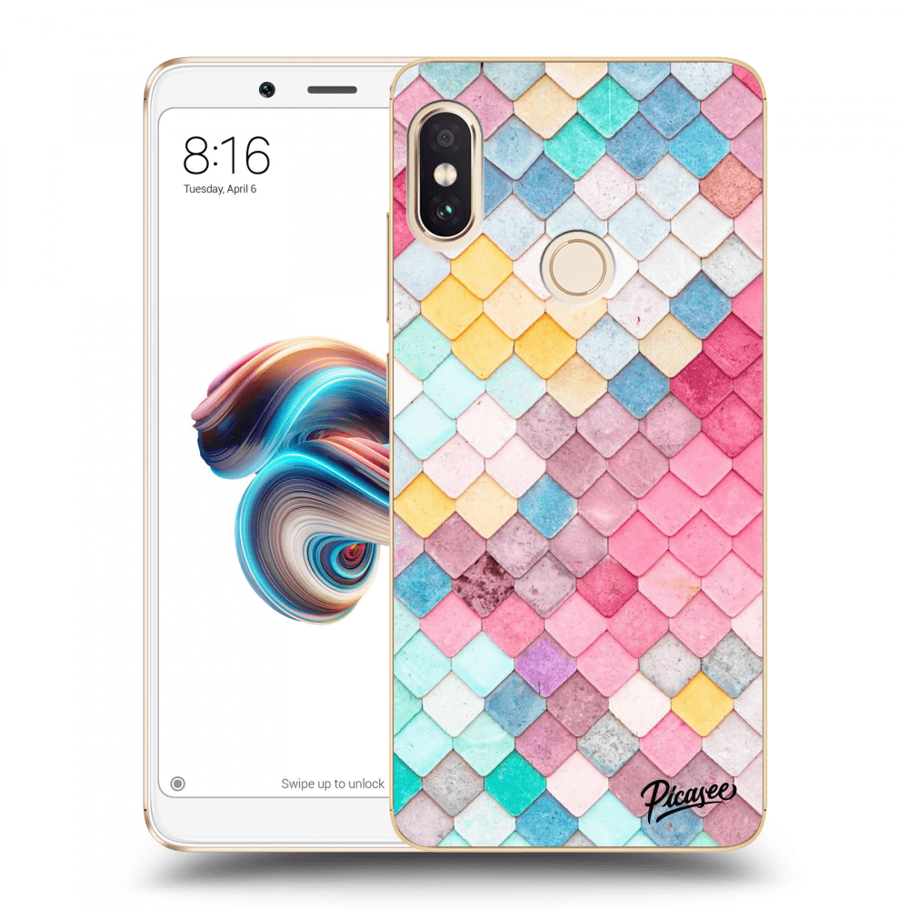 Silikonska Prozirna Maskica Za Xiaomi Redmi Note 5 Global - Colorful Roof