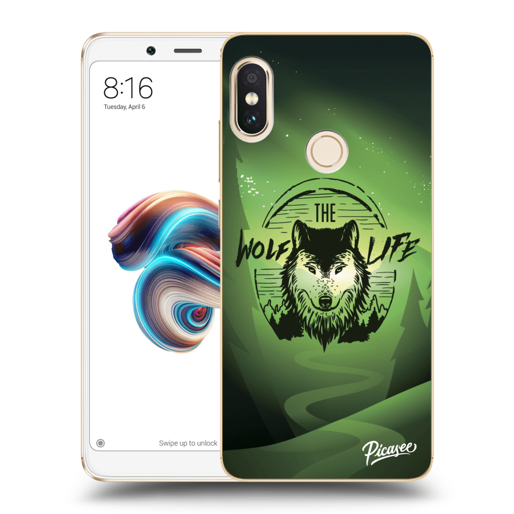 Silikonska Prozirna Maskica Za Xiaomi Redmi Note 5 Global - Wolf Life