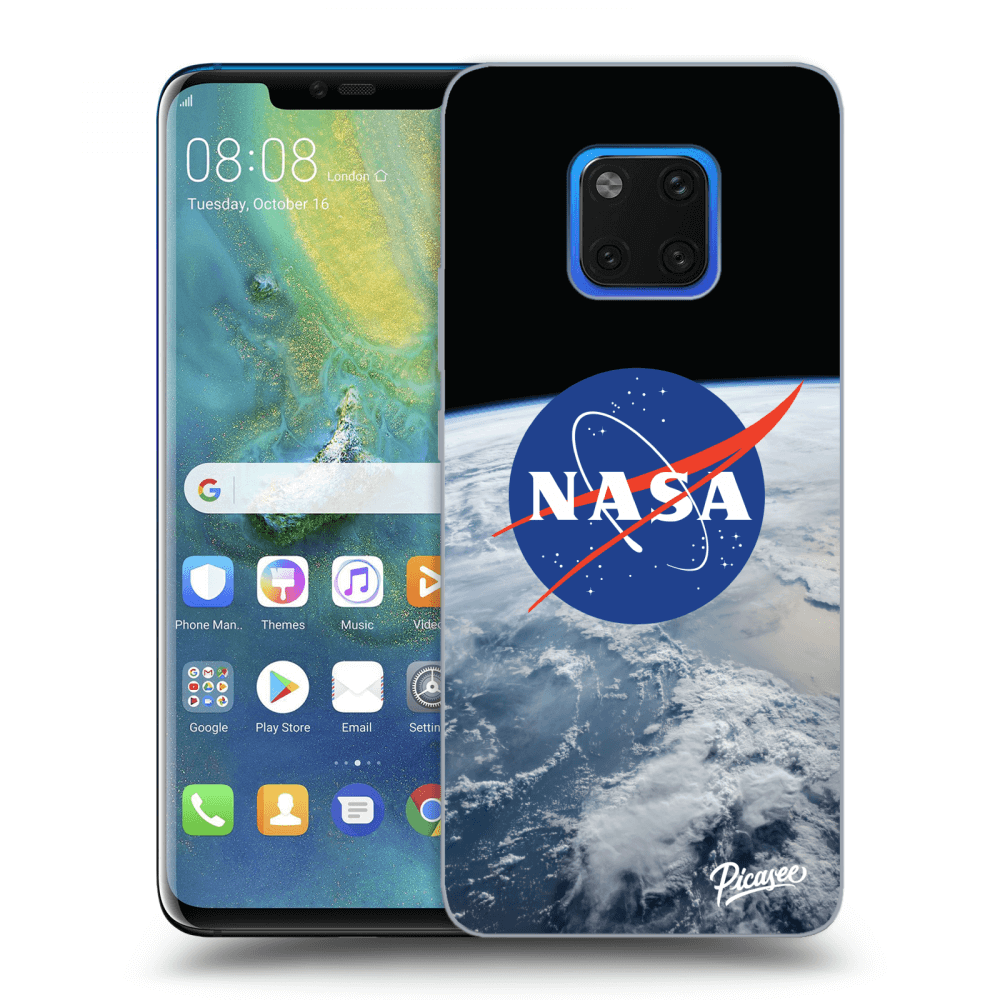 Crna Silikonska Maskica Za Huawei Mate 20 Pro - Nasa Earth