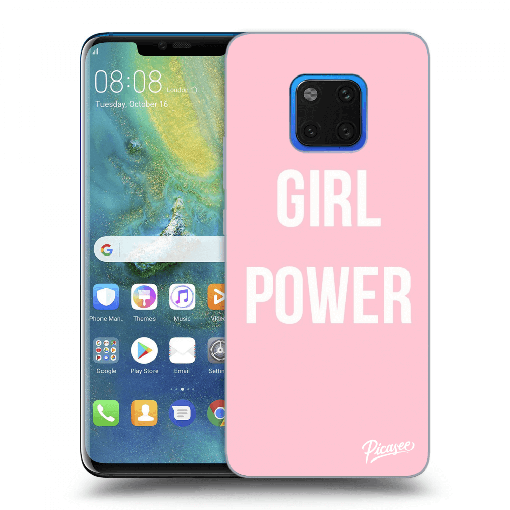 Crna Silikonska Maskica Za Huawei Mate 20 Pro - Girl Power