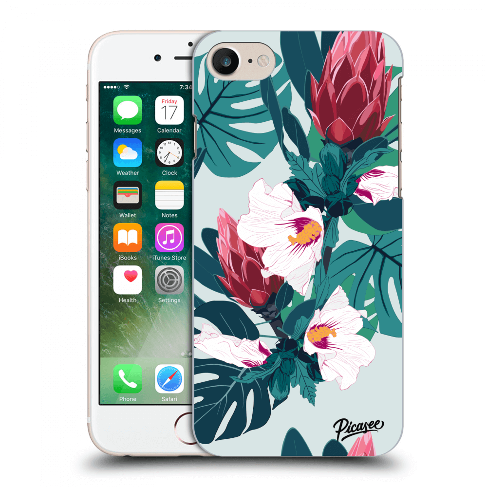 Silikonska Prozirna Maskica Za Apple IPhone 8 - Rhododendron