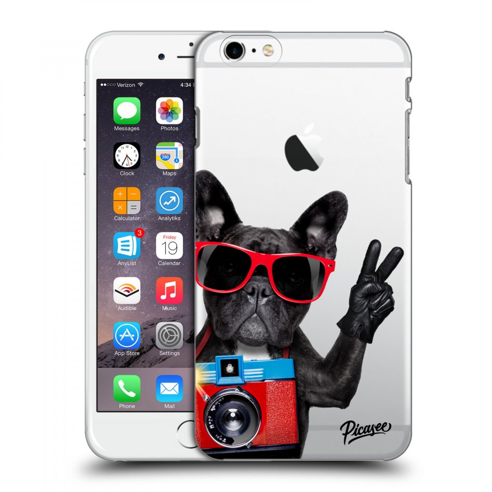Silikonska Prozirna Maskica Za Apple IPhone 6 Plus/6S Plus - French Bulldog