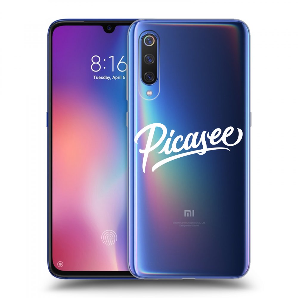 Silikonska Prozirna Maskica Za Xiaomi Mi 9 - Picasee - White