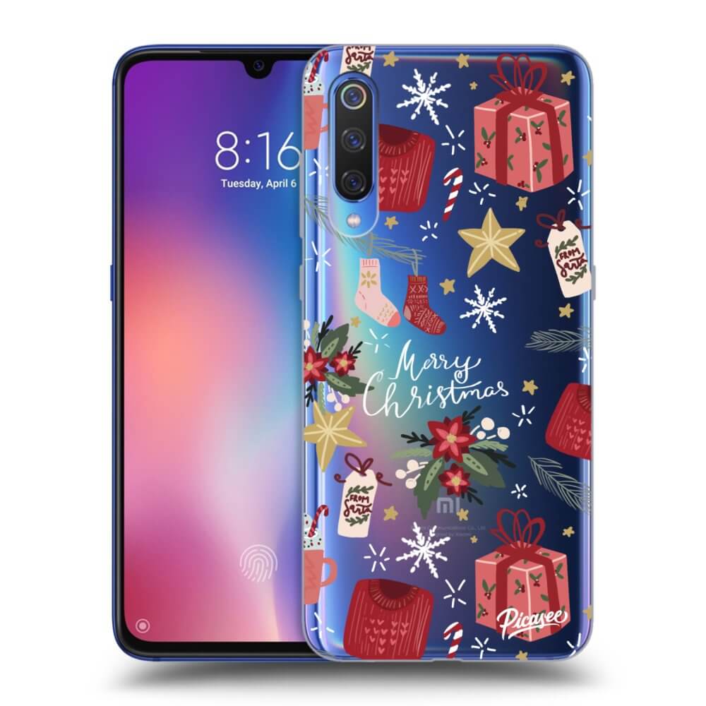 Silikonska Prozirna Maskica Za Xiaomi Mi 9 - Christmas