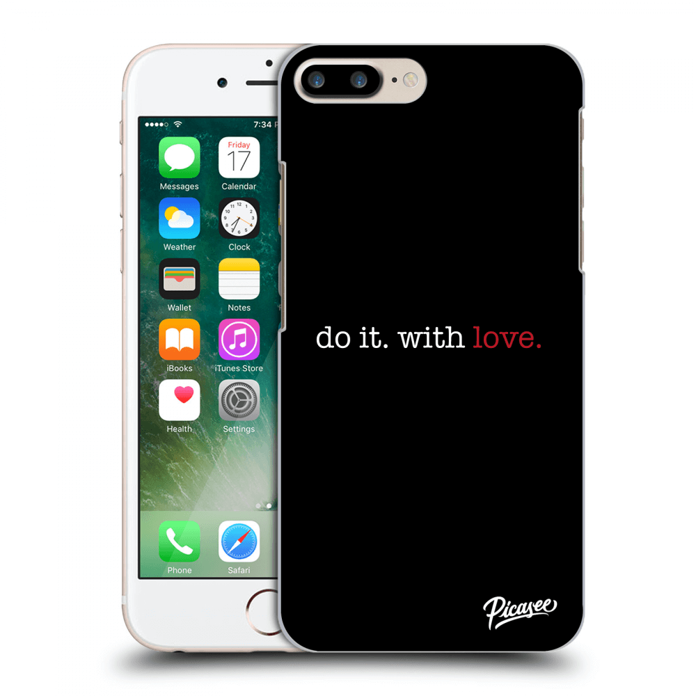 Crna Silikonska Maskica Za Apple IPhone 8 Plus - Do It. With Love.